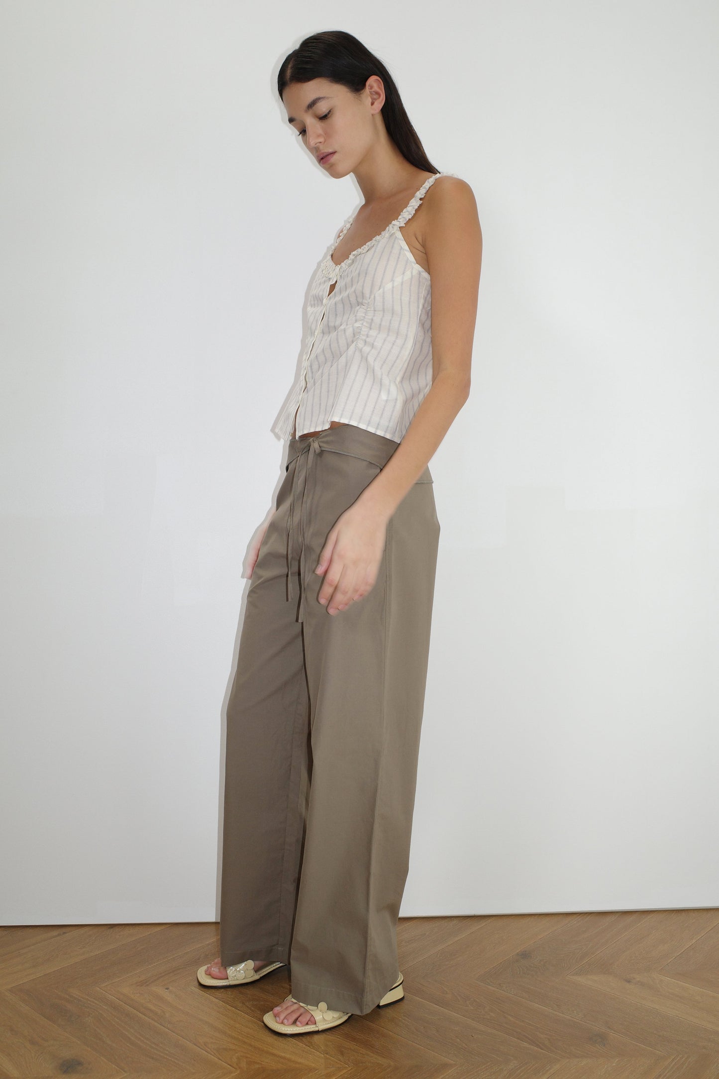 Belted Pant - Clay