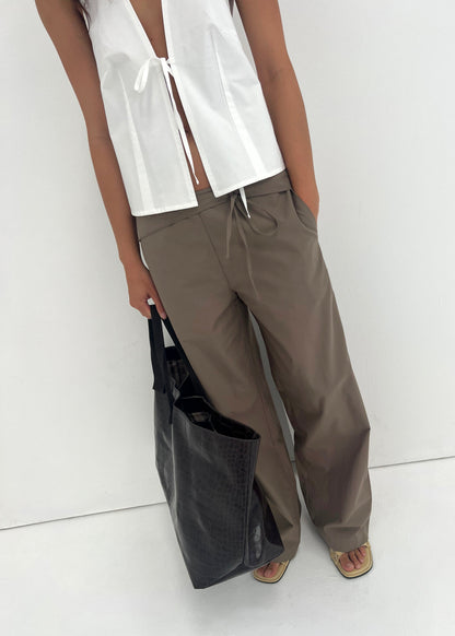 Belted Pant - Clay