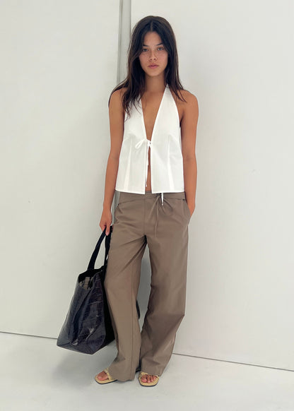 Belted Pant - Clay