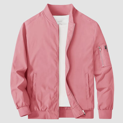 Men's Bomber Jacket Lightweight Windproof Casual Jacket