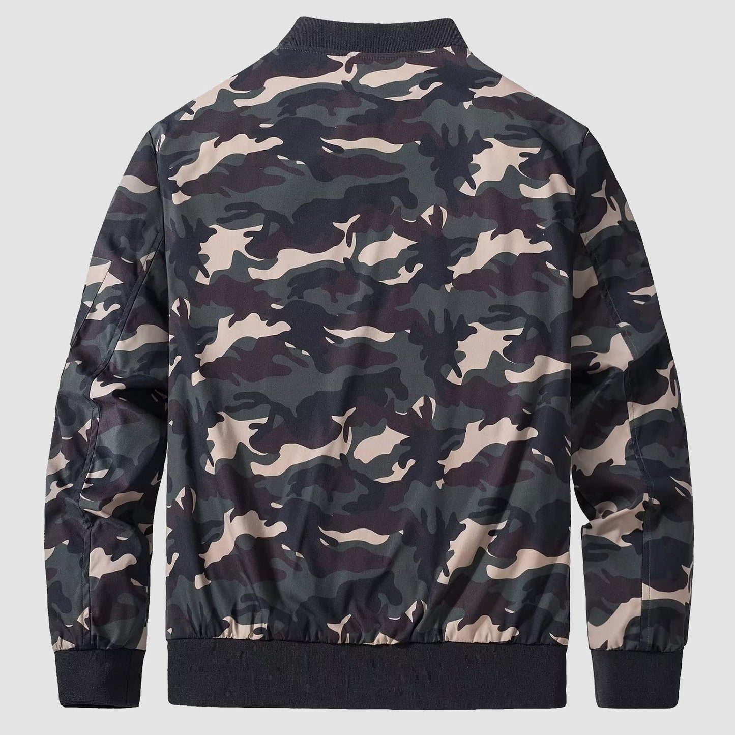 Men's Bomber Jacket Lightweight Windproof Casual Jacket