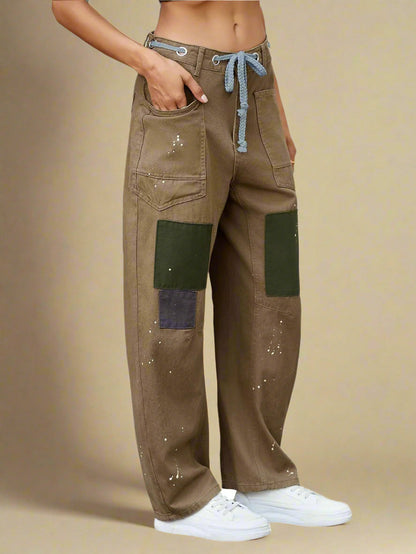ALBA FIORELLA ARTISAN-INSPIRED PANTS