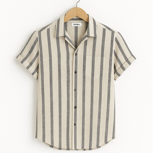 Castello Striped Linen Shirt