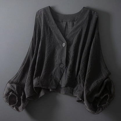 ELLA LINEN BLOUSE